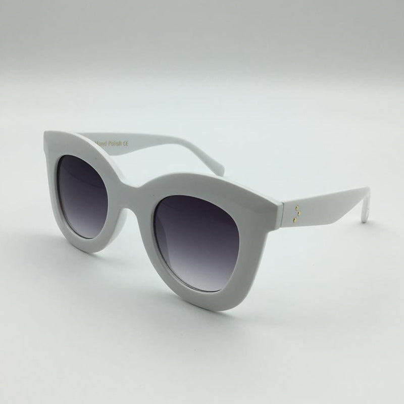 Damen stylische Oversized-Sonnenbrille mit trendigem Rahmen Karnz
