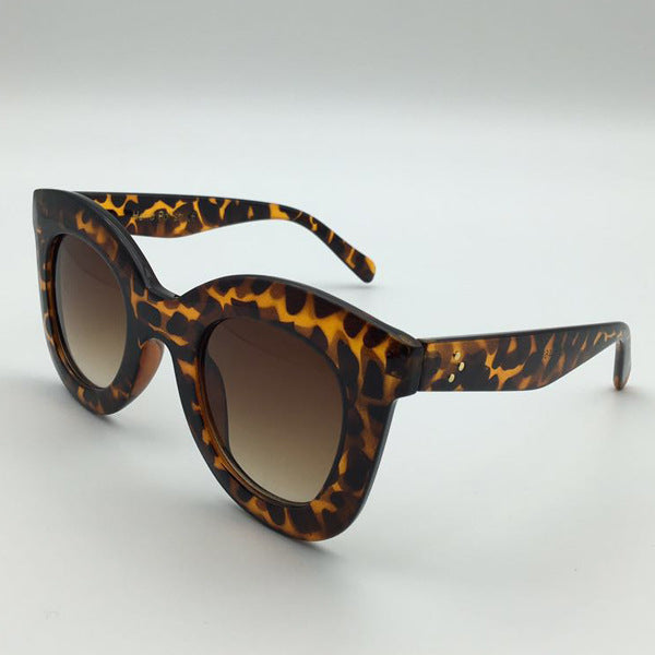Damen stylische Oversized-Sonnenbrille mit trendigem Rahmen Karnz