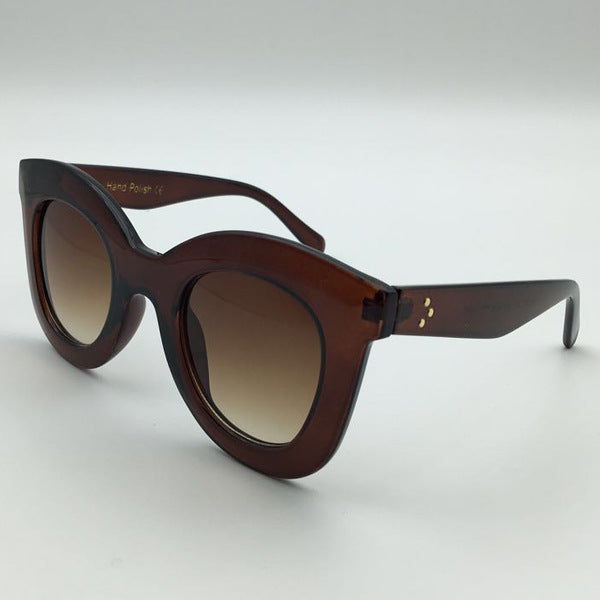 Damen stylische Oversized-Sonnenbrille mit trendigem Rahmen Karnz