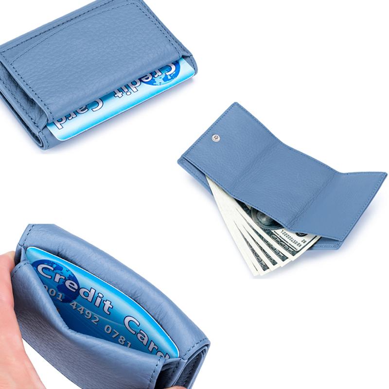 Handgefertigte RFID-Geldbörse aus weichem Leder | Karnz