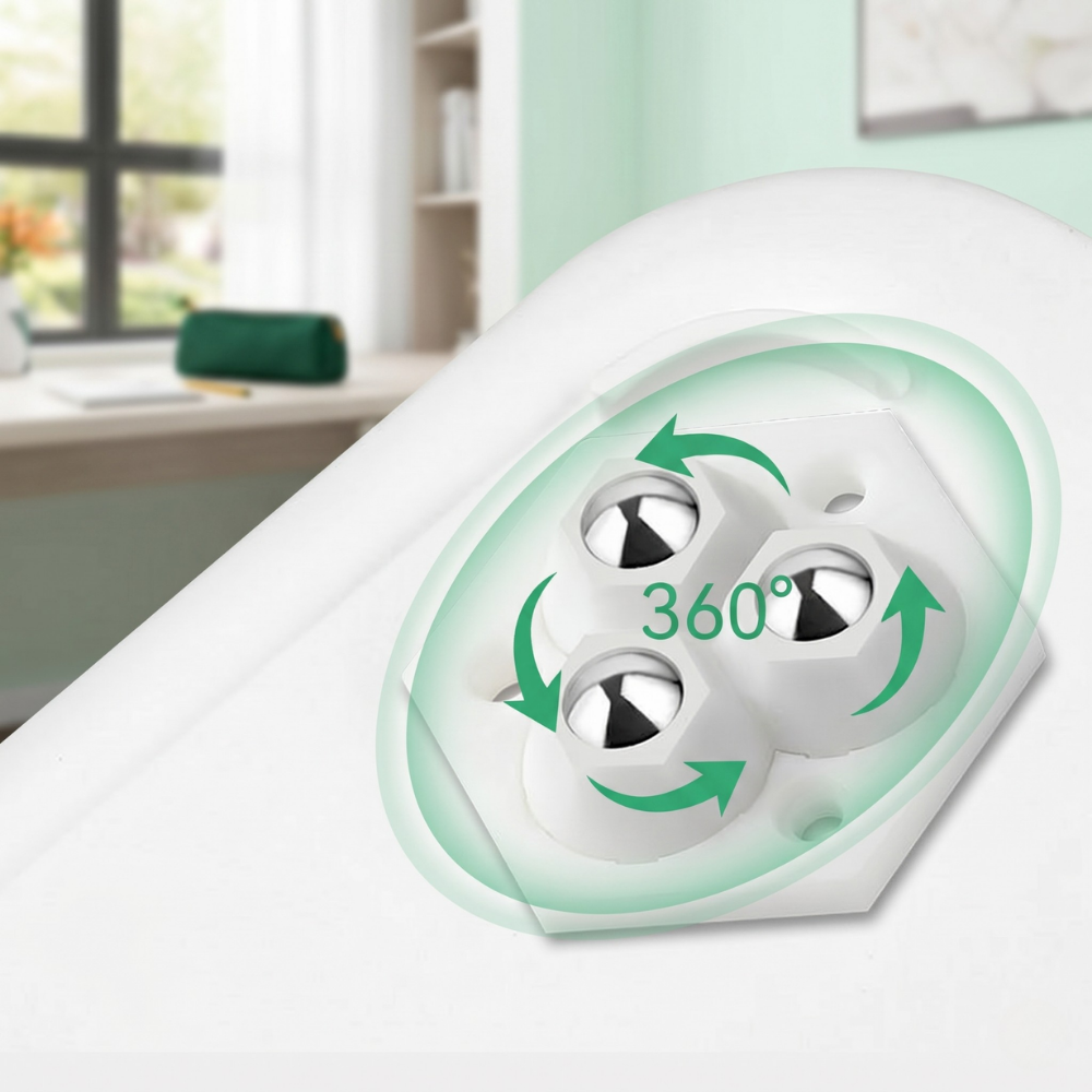 TriGlide 360° Möbelrollen mit Kugellagern | Karnz