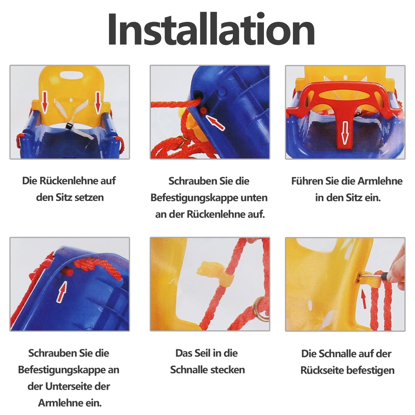 Kinderschaukel Babyschaukel 3 in 1 | Karnz