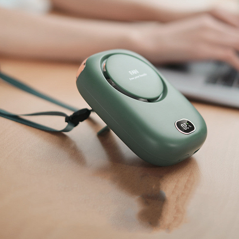 Stiller blätterloser Halsventilator mit digitaler Anzeige | Karnz