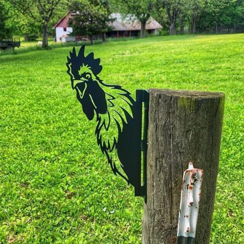 Outdoor Garten Bauernhof Spionierende Ziege Metall Kunstwerk Innen Deko | Karnz