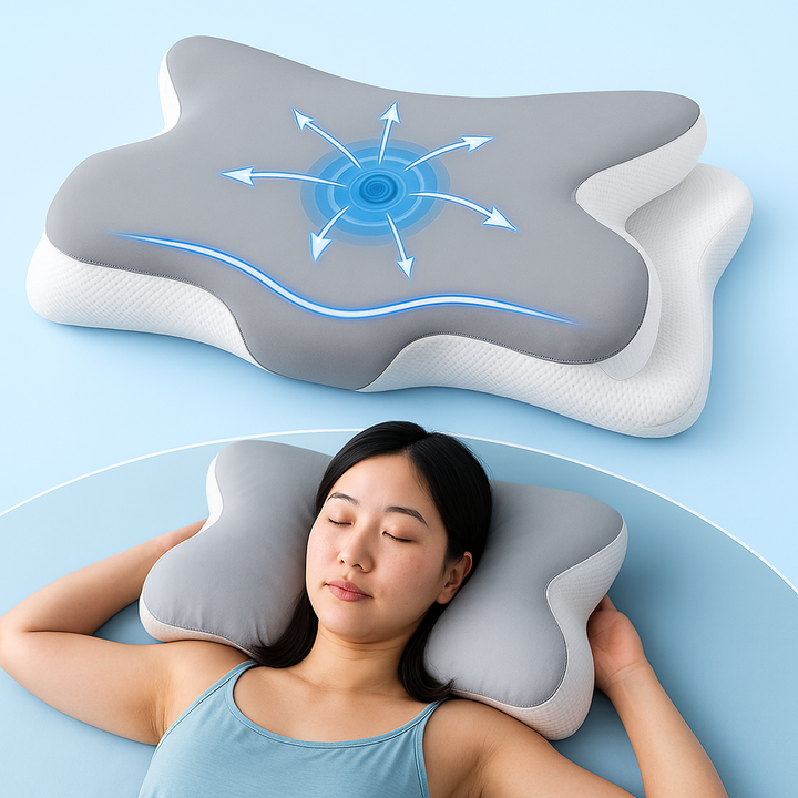 Schmetterlingsförmiges Memory-Schaum-Ergonomie-Kissen | Karnz