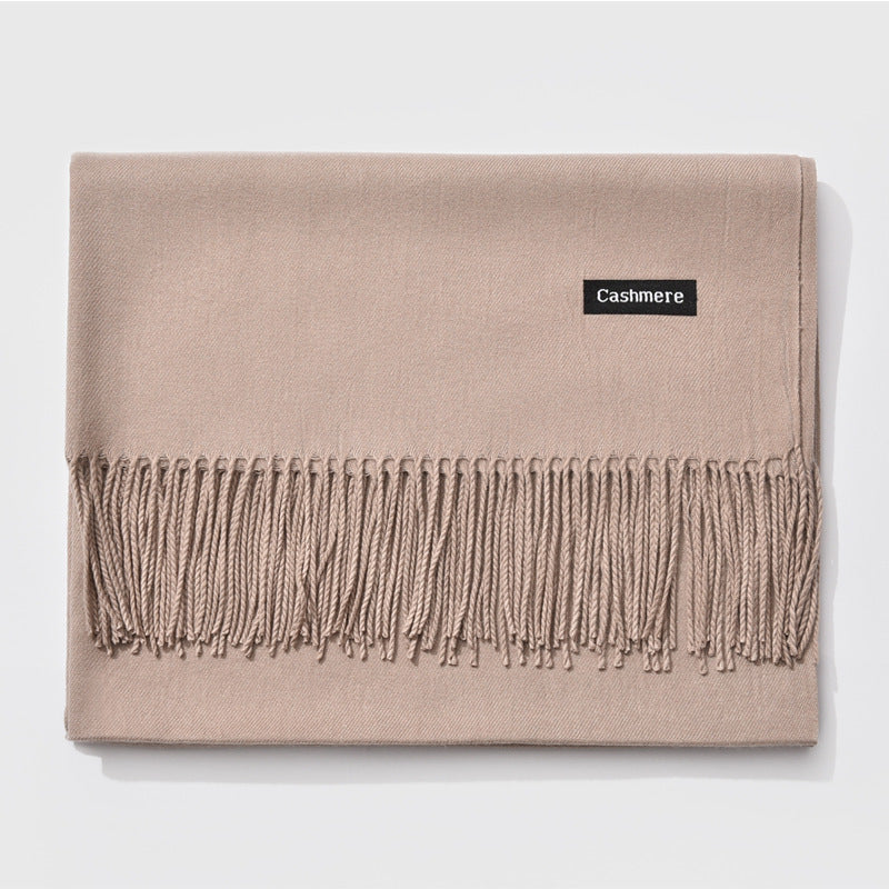 Neuer Damen Winter Schal Monochrome Auswahl Warmer Klassischer Schal