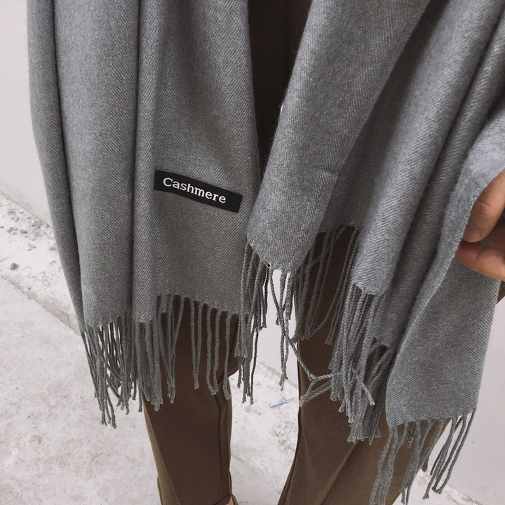 Neuer Damen Winter Schal Monochrome Auswahl Warmer Klassischer Schal