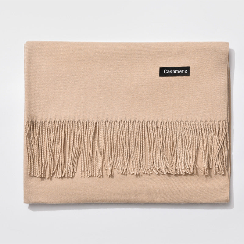Neuer Damen Winter Schal Monochrome Auswahl Warmer Klassischer Schal