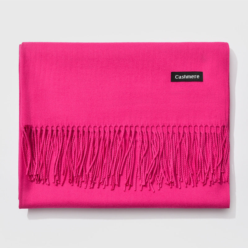 Neuer Damen Winter Schal Monochrome Auswahl Warmer Klassischer Schal