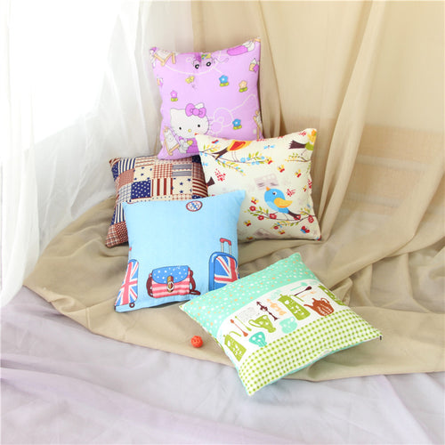 Damen dekorative Patchwork Kissenhülle Karnz