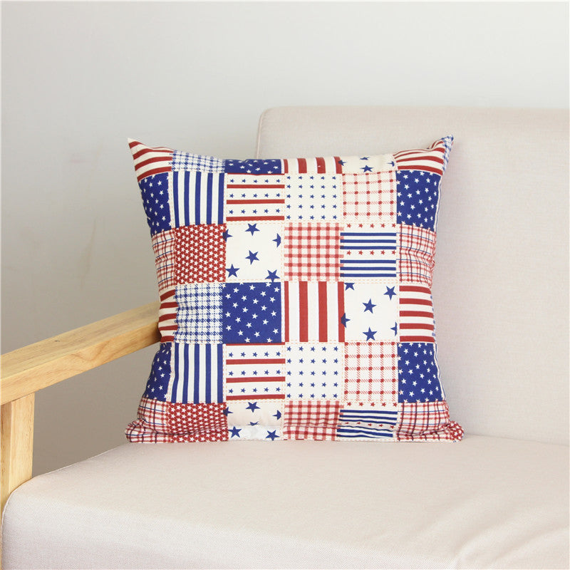 Damen dekorative Patchwork Kissenhülle Karnz