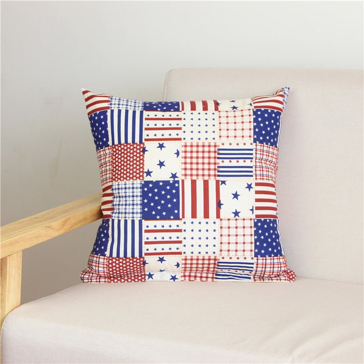 Damen dekorative Patchwork Kissenhülle Karnz