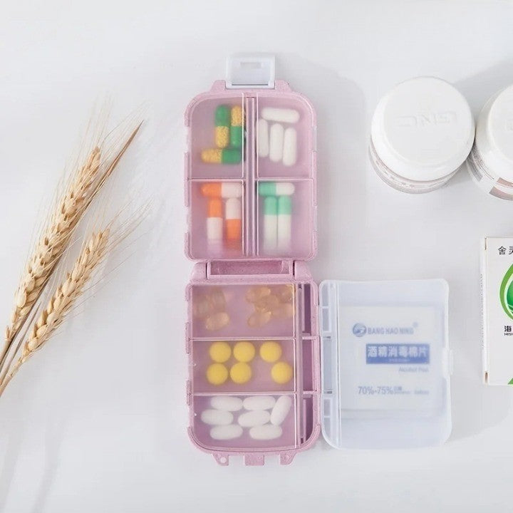 Taschenformat Hausapotheke Tabletten-Organizer Fall