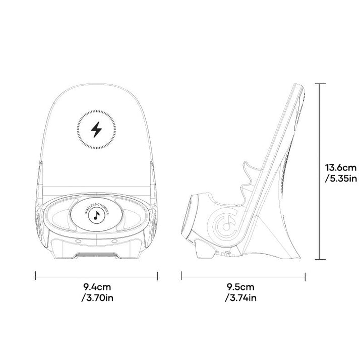 Drahtloser Mini-Stuhl Mobiles Ladegerät | Karnz