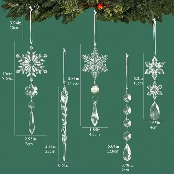 Kristall Weihnachtsschneeflockendekoration | Karnz