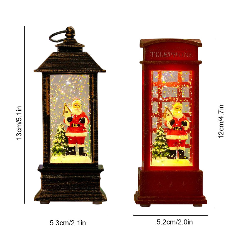 Santa Claus Windlaterne Karnz