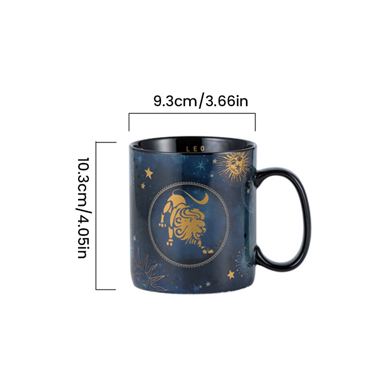 12 Konstellationen Tasse Kobalt Blau Keramik Kaffeetasse | Karnz