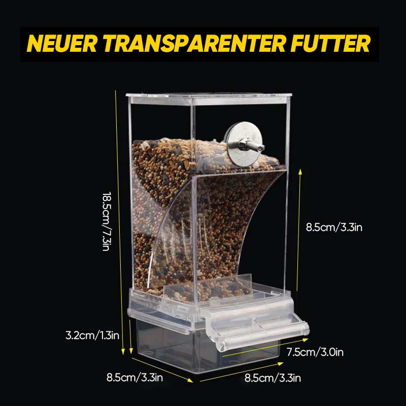 Automatischer, auslaufsicherer Vogelfutterspender | Karnz