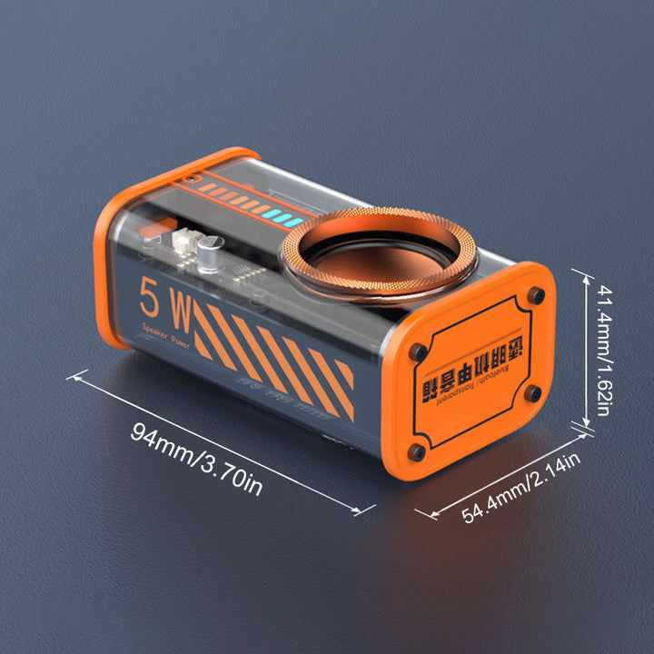 Transparente drahtlose Mecha Bluetooth-Lautsprecher | Karnz