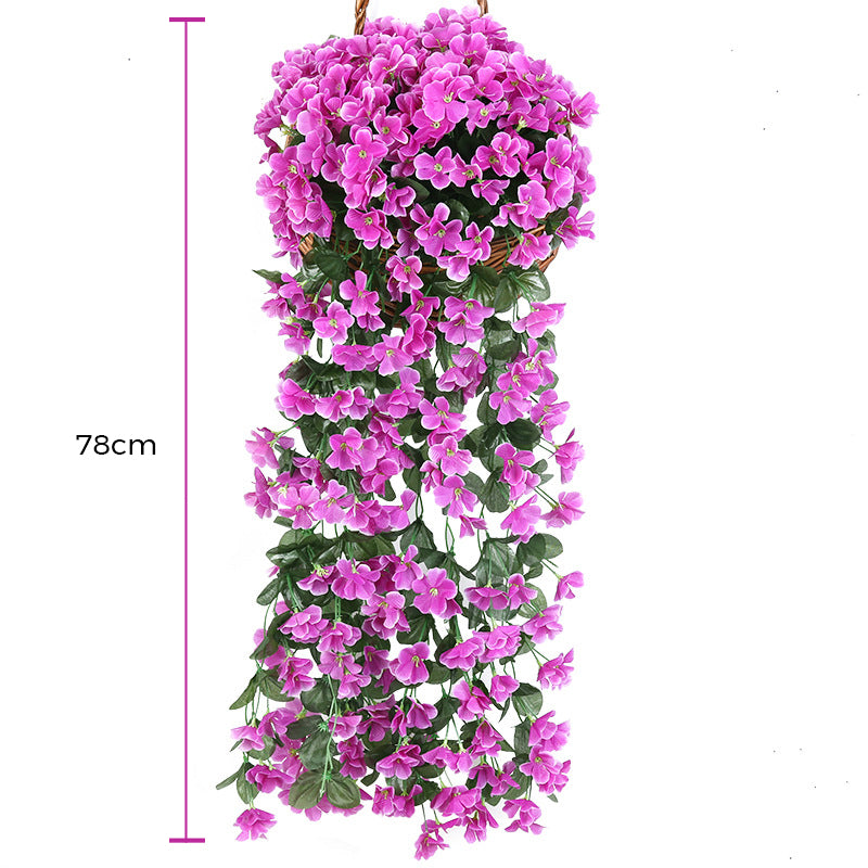 Violetter Blumenampel der Simulation | Karnz