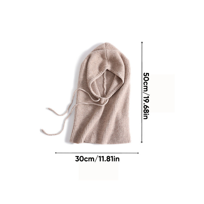 Strickschal, Ohrenschutz, warme Mütze