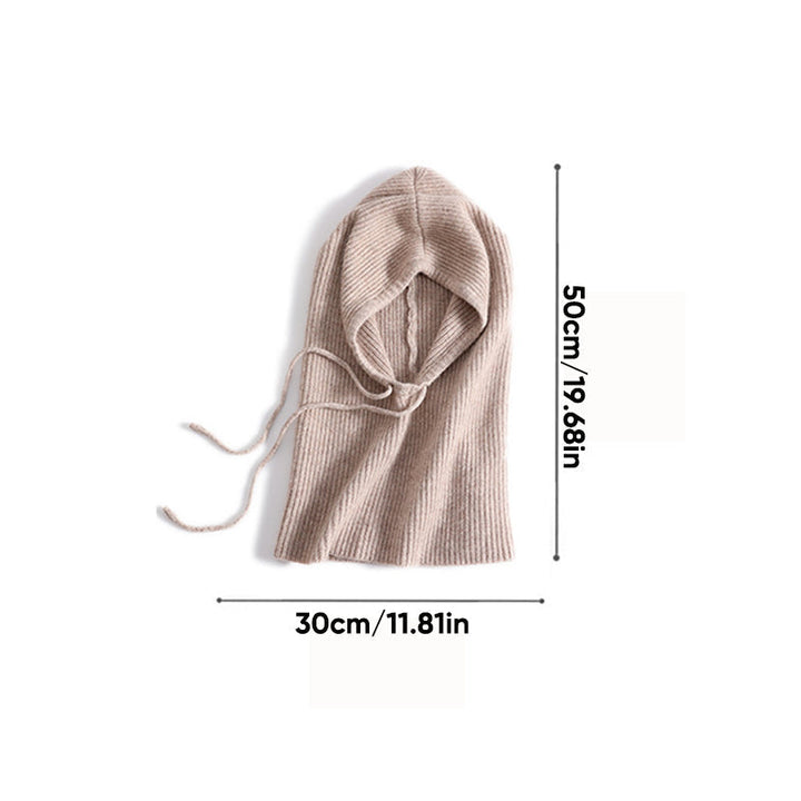 Strickschal, Ohrenschutz, warme Mütze