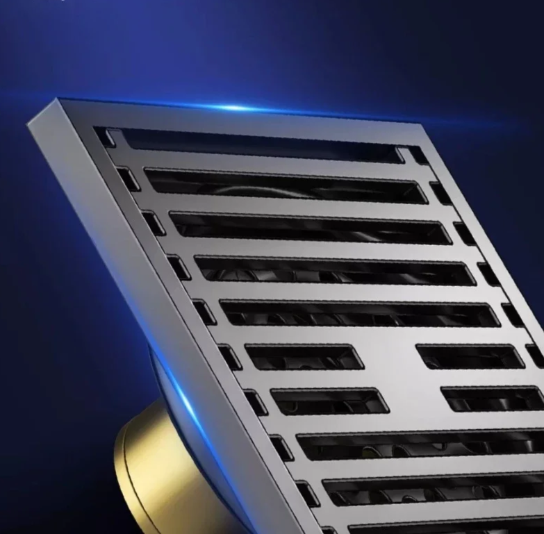 AquaShield Quadrat Edelstahl Bodenablauf Karnz