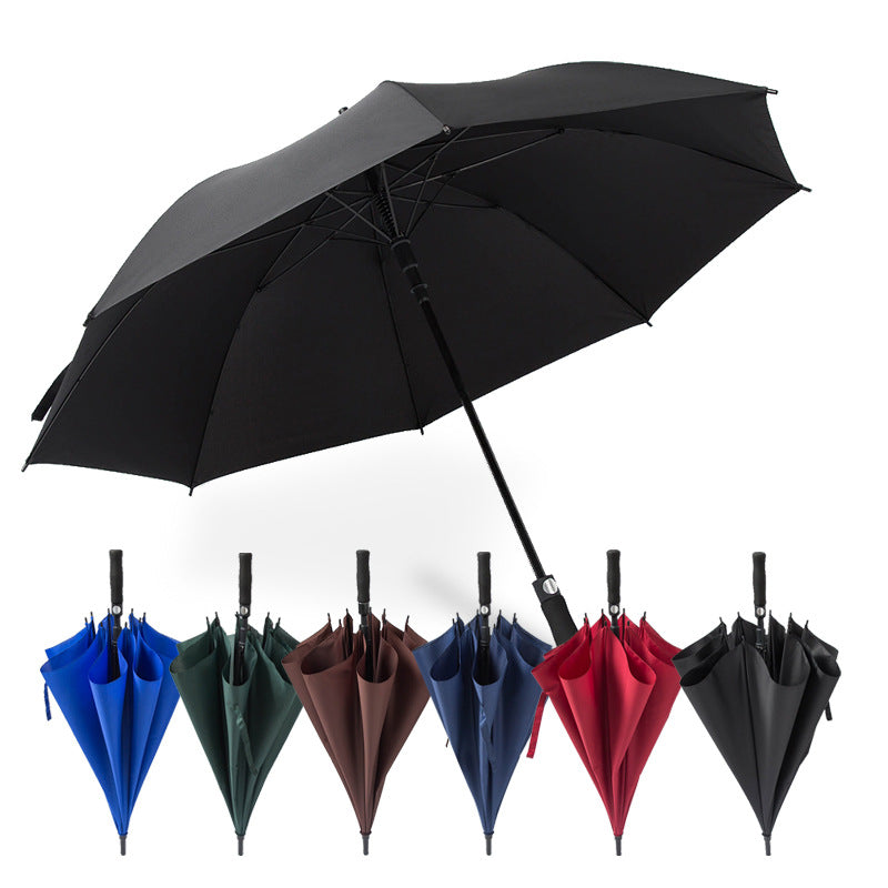Unisex großer Regenschirm mit doppeltem Schutzdach Karnz