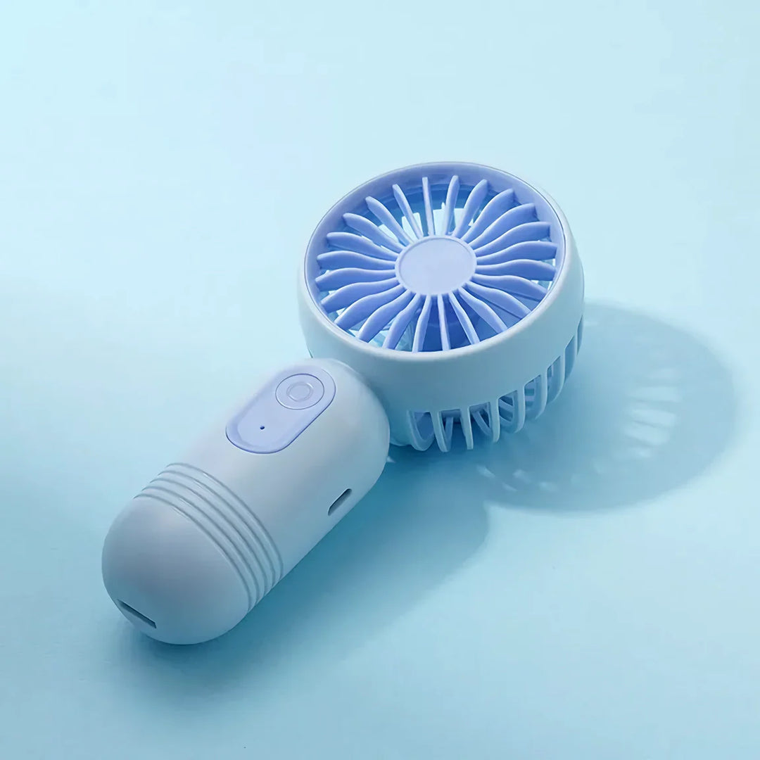 USB wiederaufladbarer Mini tragbarer Ventilator mit 3 Geschwindigkeiten | Karnz