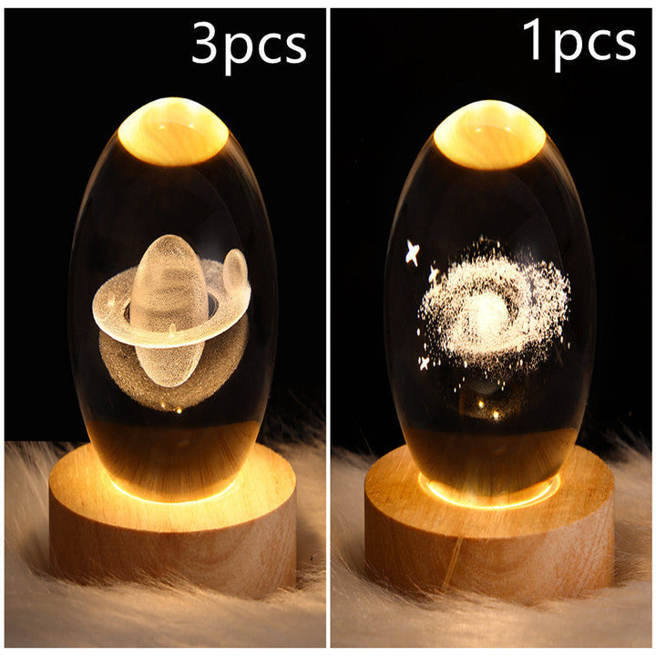 3D Galaxy Kristallkugel LED Nachtlicht | Karnz