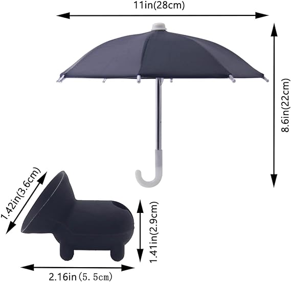 Telefon Regenschirm Saugnapf Halter für Sonne | Karnz