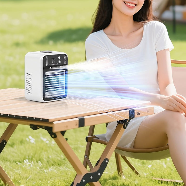Tragbarer 3-in-1 Kühlventilator mit 2-Geschwindigkeitsnebel | Karnz