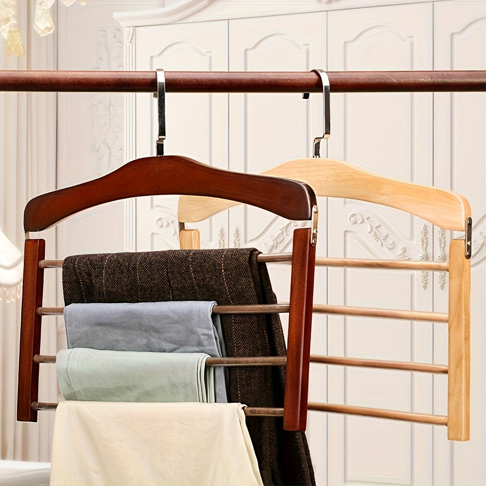 Holz Hosenbügel Multi-Layer 2er Set | Karnz