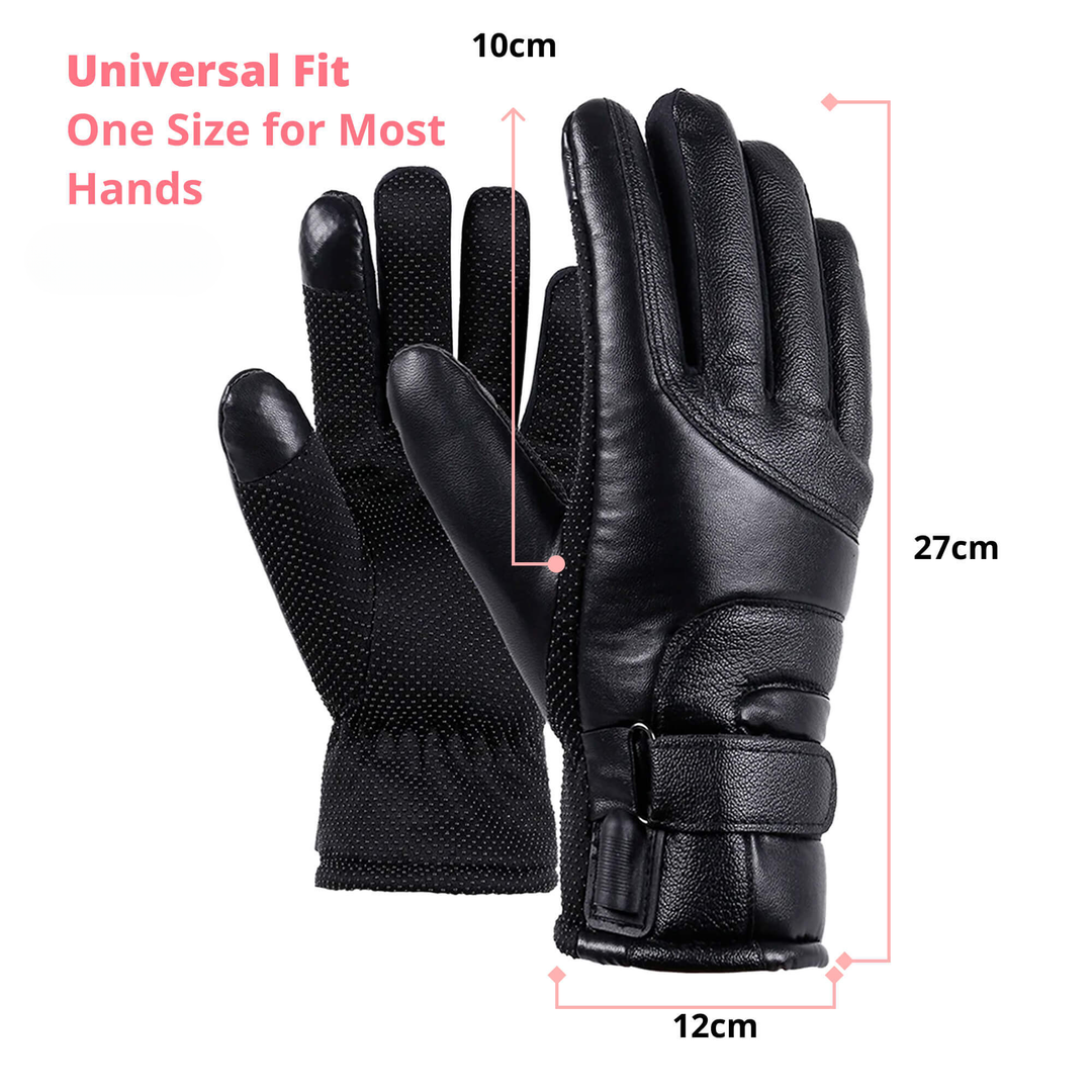 Heizbare Handschuhe für Damen UK – Damen Thermo wasserdichte Winterhandschuhe mit Touchscreen & USB wiederaufladbares warmes Design