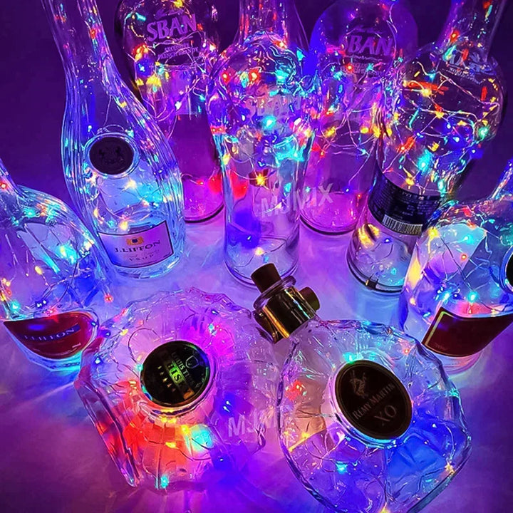 LED-Weinflaschenlichter Kork Nachtlicht DIY Decor Lift - Stück | Karnz