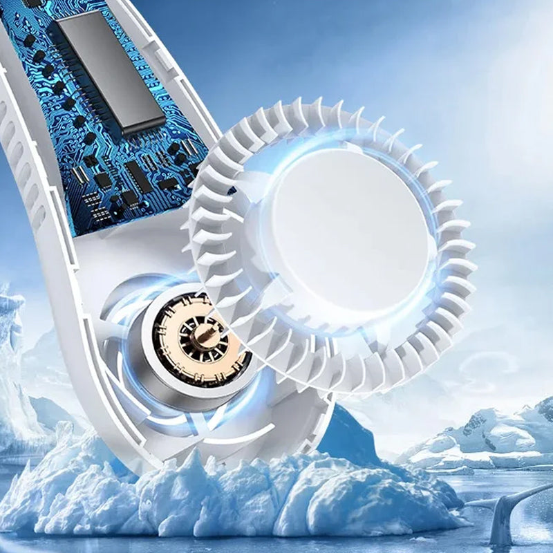 Sommer Tragbarer Nackenventilator | Karnz