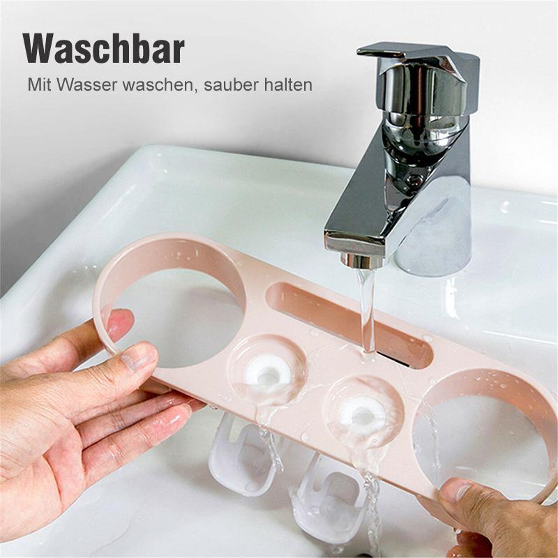 Automatischer Zahnbürstenhalter und Zahnpastaspender Set | Karnz