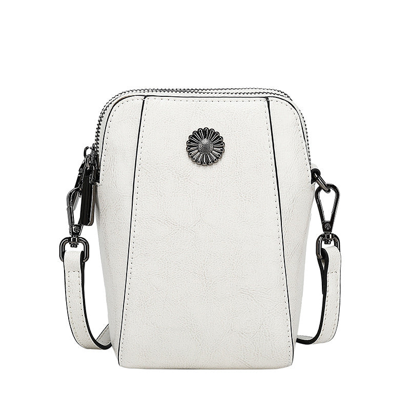 Handytasche aus weichem Leder für Damen