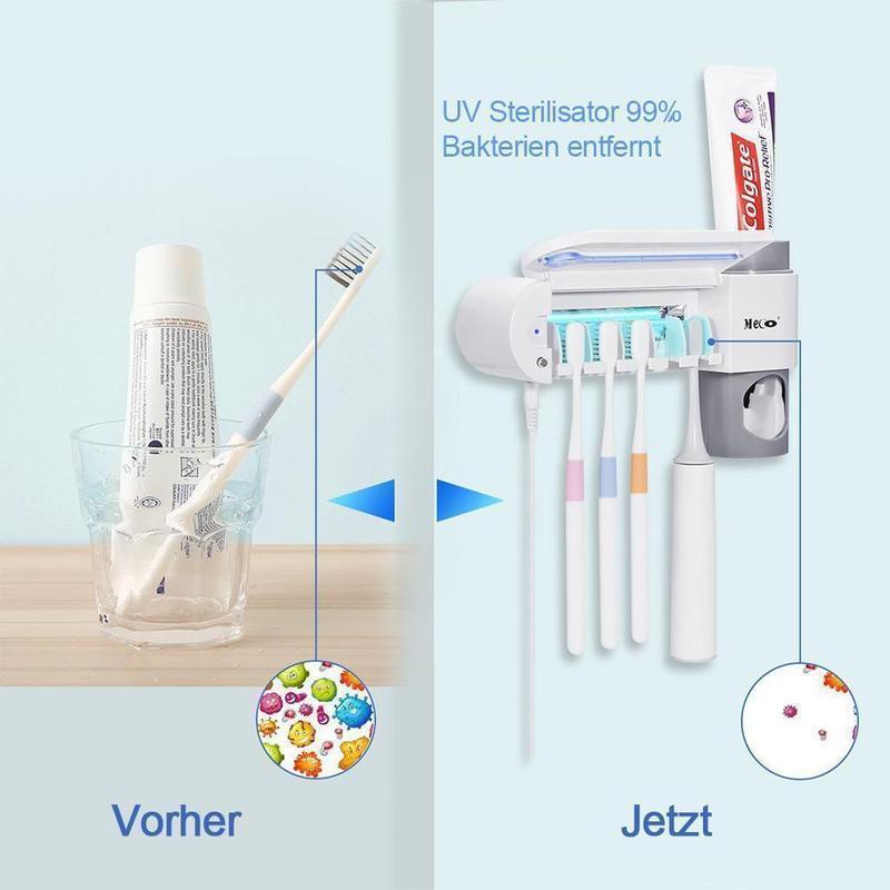 2-in-1 Desinfektioner Zahnbürstenhalter | Karnz