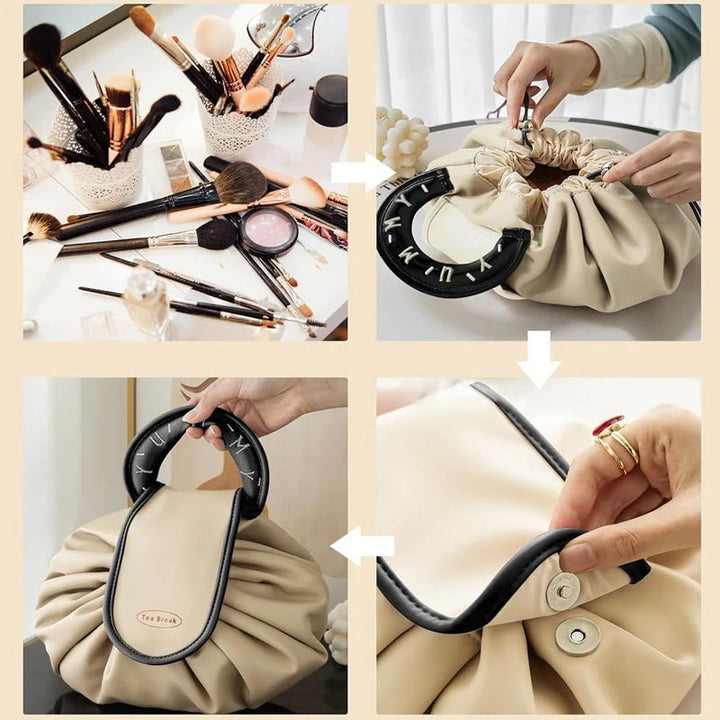 Kordelzug-Handtasche für Make-up | Karnz