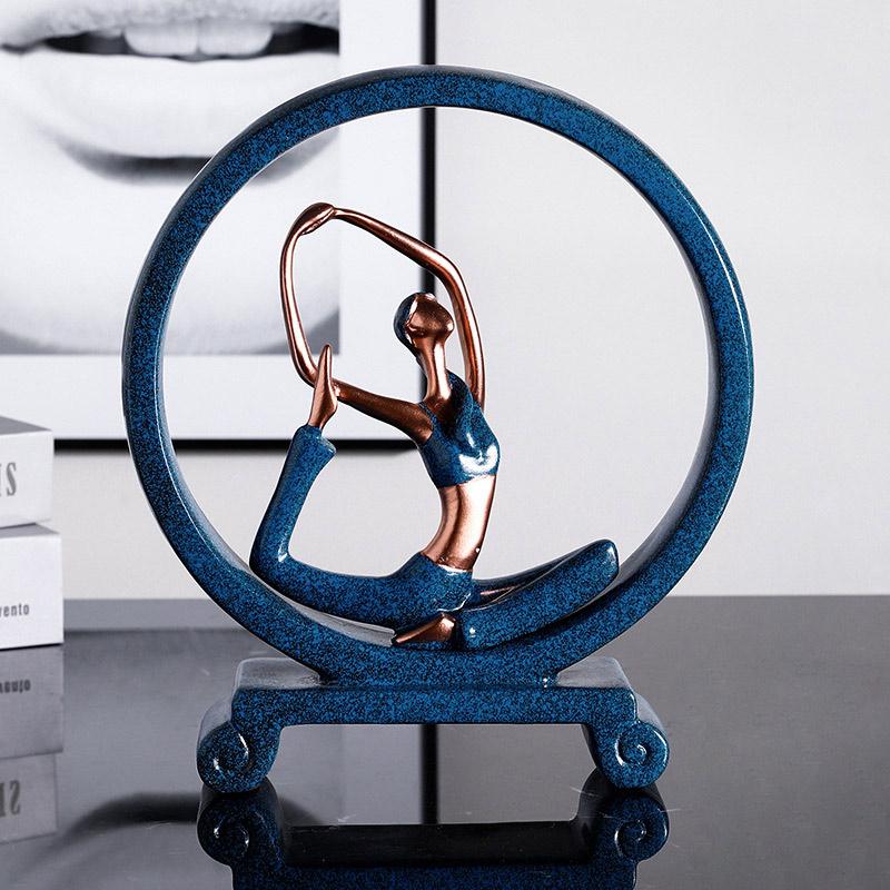 Yoga-Mädchen-Dekoration