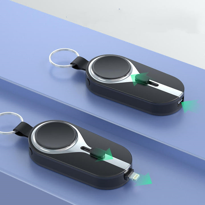 Karnz | 2000mAh Kompakt Mini Tragbare Kapsel Schlüsselanhänger Power Bank