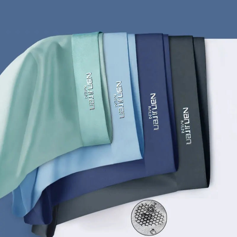 CoolSilk 4-teilige Eis-Seiden-Boxershorts mit Graphen-Technologie | Karnz