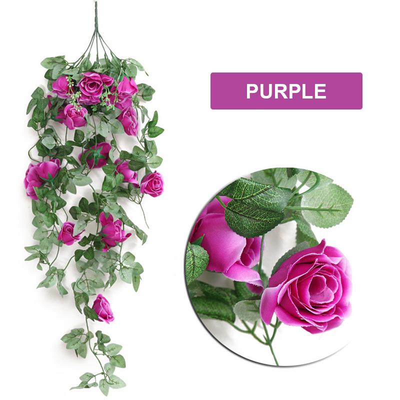 Wanddekoration Hängende Blumenranke | Karnz