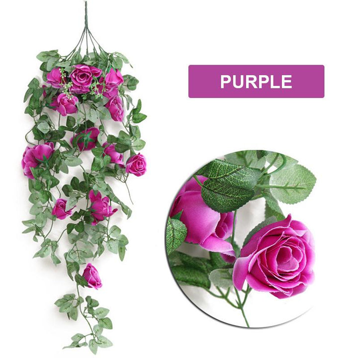 Wanddekoration Hängende Blumenranke | Karnz