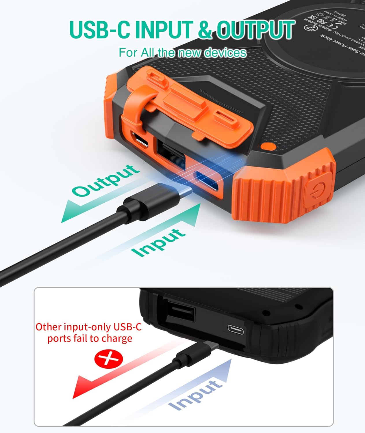 Rivanta Solar-Powerbank Notstrombank IPX4 | Karnz