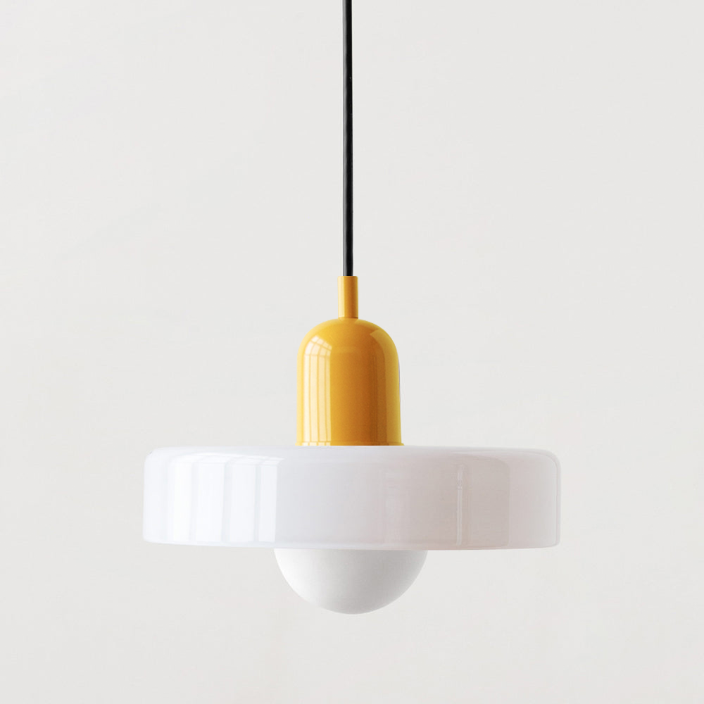 Bunte Bauhaus-Stil Pendelleuchte - StiloGlas | Karnz
