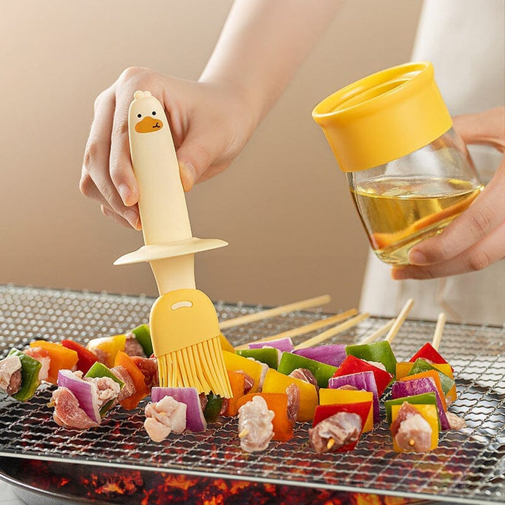 Ölspender mit Bürste für BBQ | Karnz