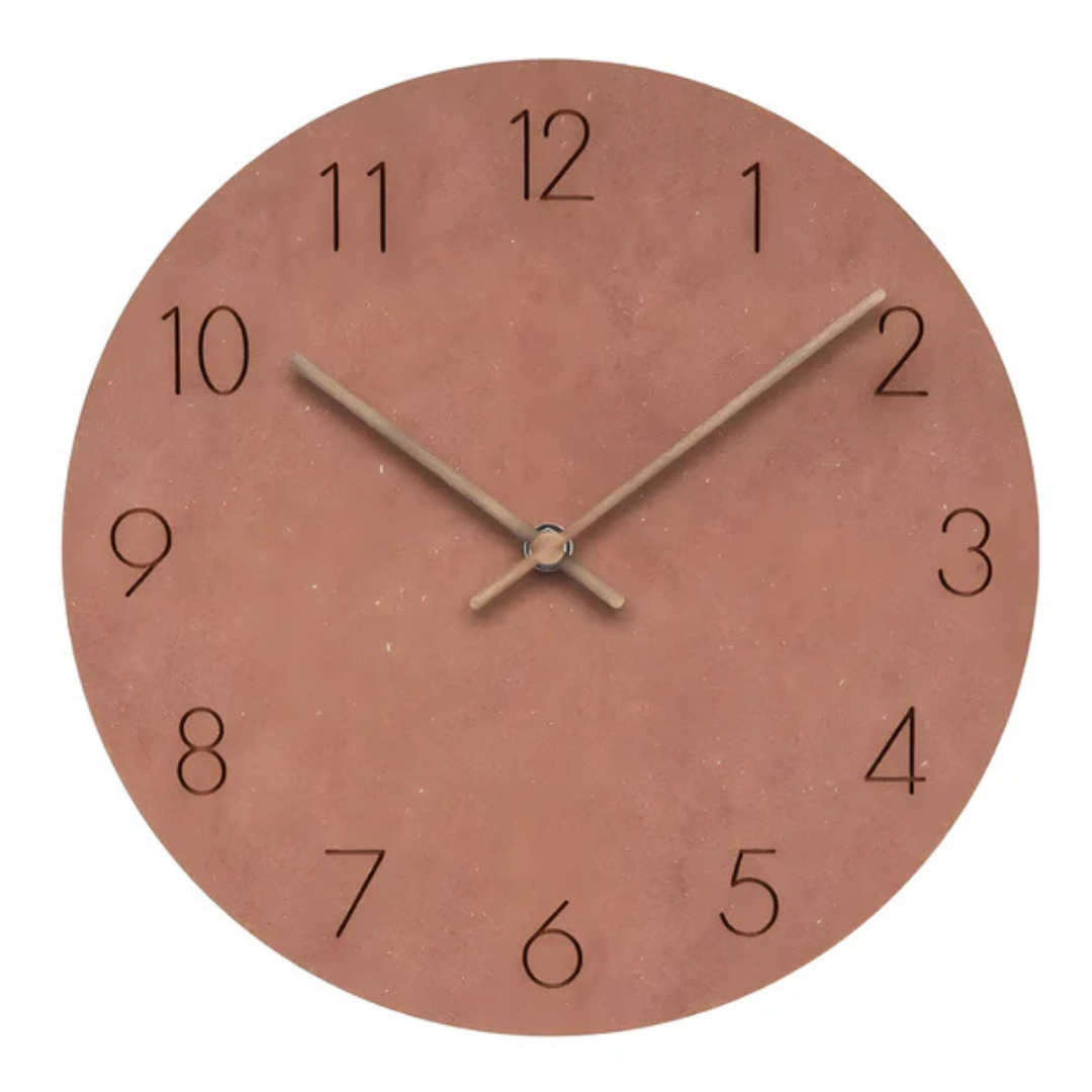 Große Holzwand Uhr – Minimalistisches Design mit stillem Bewegung | Karnz