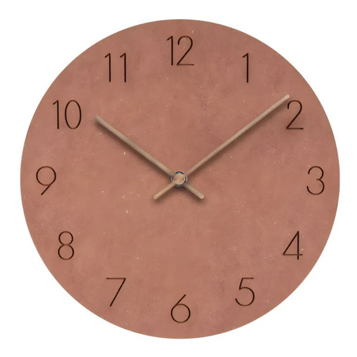 Große Holzwand Uhr – Minimalistisches Design mit stillem Bewegung | Karnz